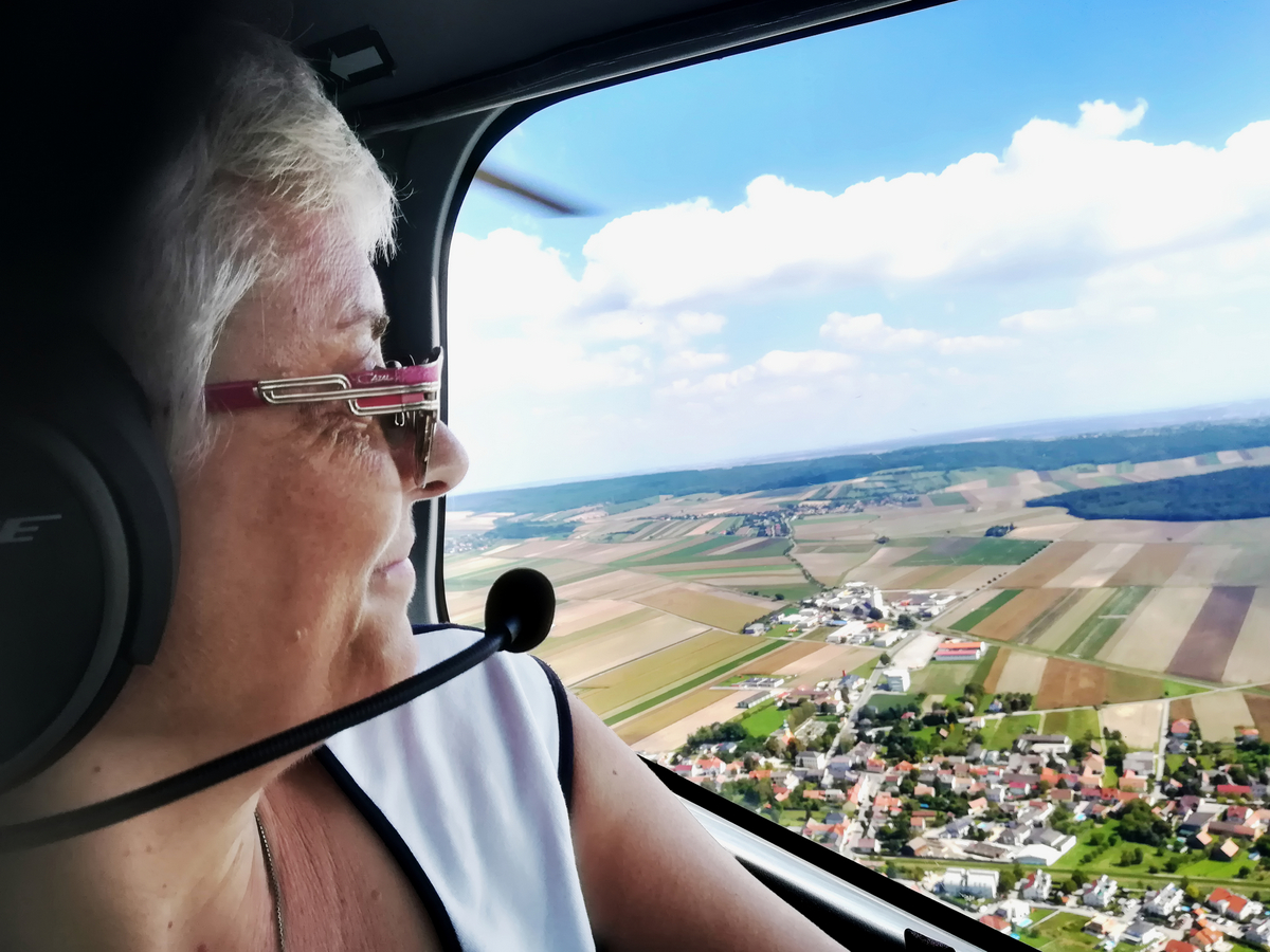 9. September 2018: Hubschrauberflug über Korneuburg