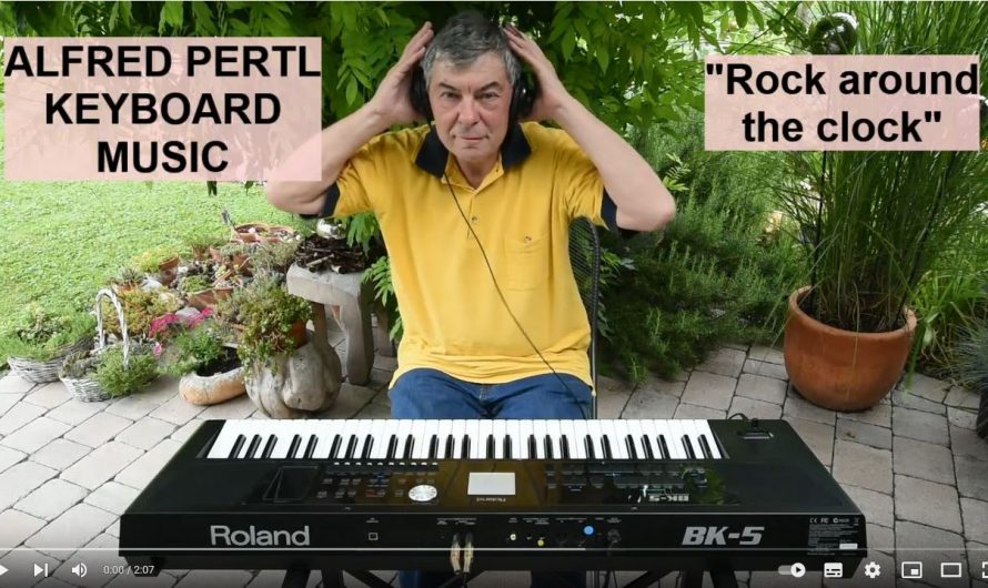 Rock around the clock – gespielt von Alfred Pertl am Keyboard