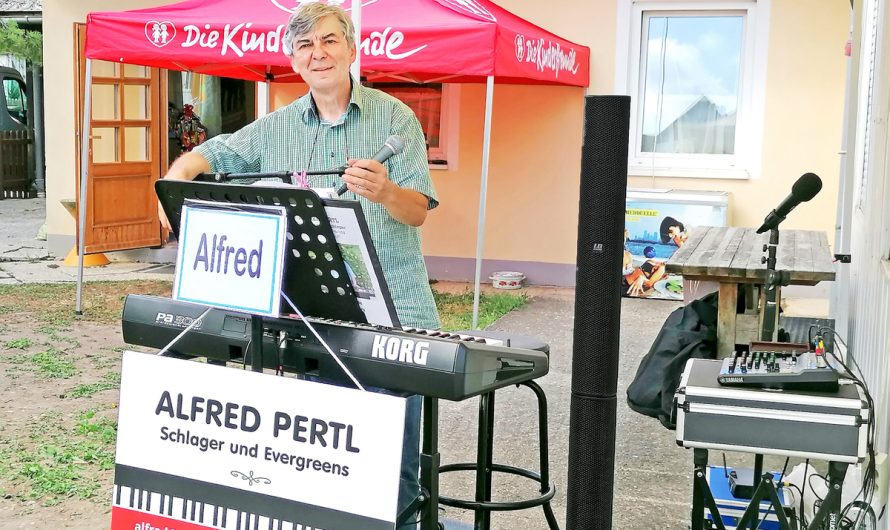 ALFRED PERTL beim Gartenfest des Spillerner Pensionistenverbandes – ein Kurzbericht