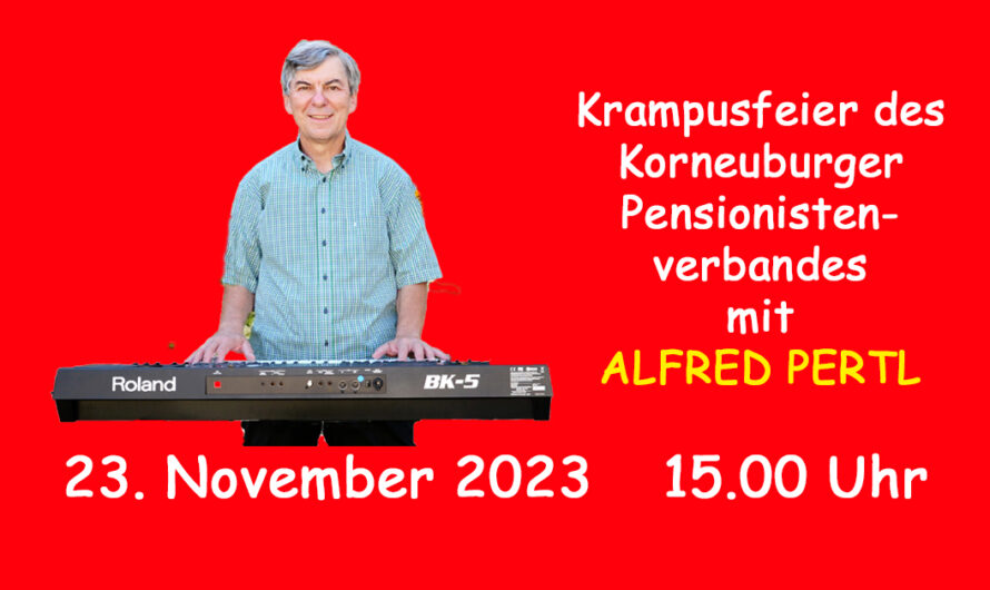 Krampusfeier des Pensionistenverbandes Korneuburg mit ALFRED PERTL
