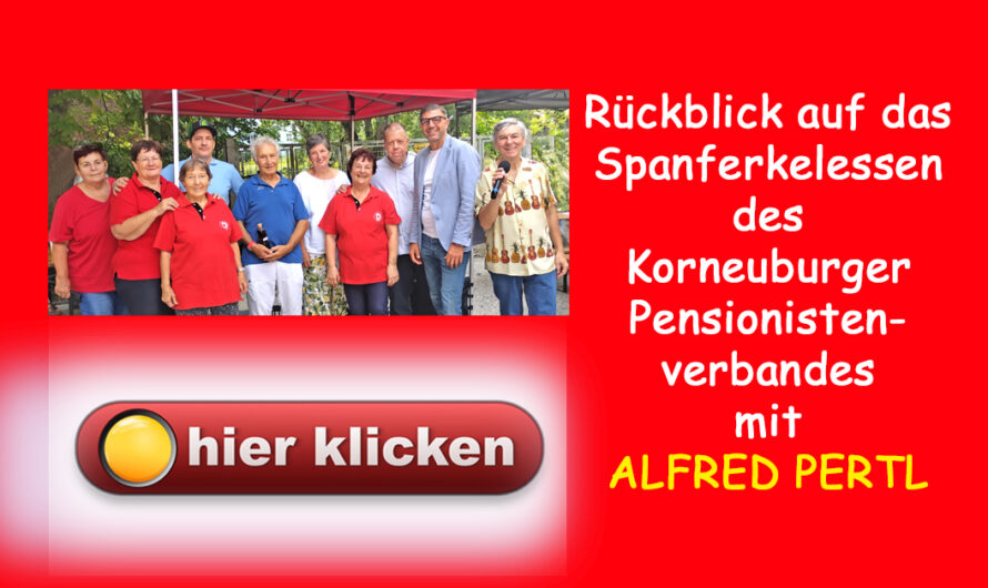 Rekordbesuch beim Spanferkelessen des Korneuburger Pensionistenverbandes