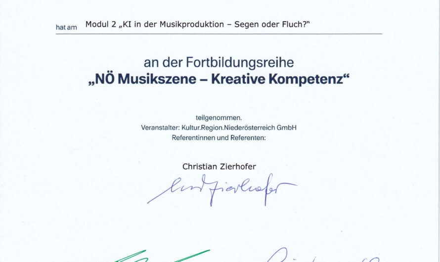 Sehr informativer Nachmittag mit dem Komponisten Christian Zierhofer in Atzenbrugg