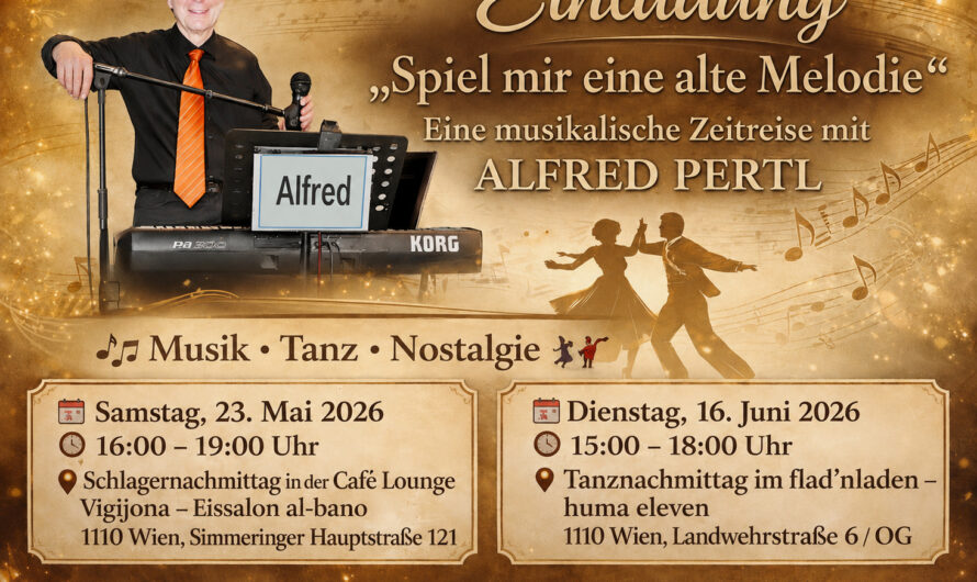 Ankündigung nächste Schlager- und Tanznachmittage